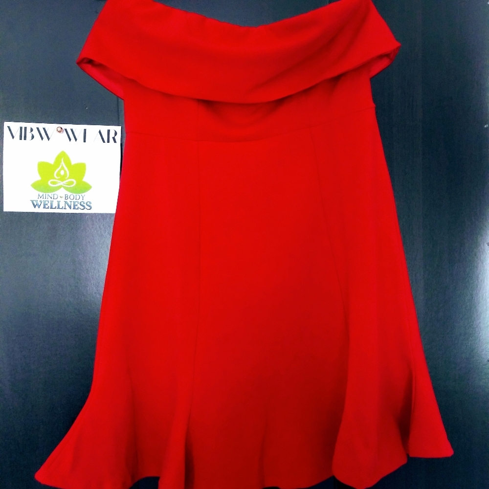 L'ATISTE BY AMY _ Strapless Red Skater Dress